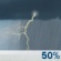 Friday: A chance of showers and thunderstorms. Mostly cloudy, with a high near 77. Chance of precipitation is 50%. Friday: Chance Showers And Thunderstorms